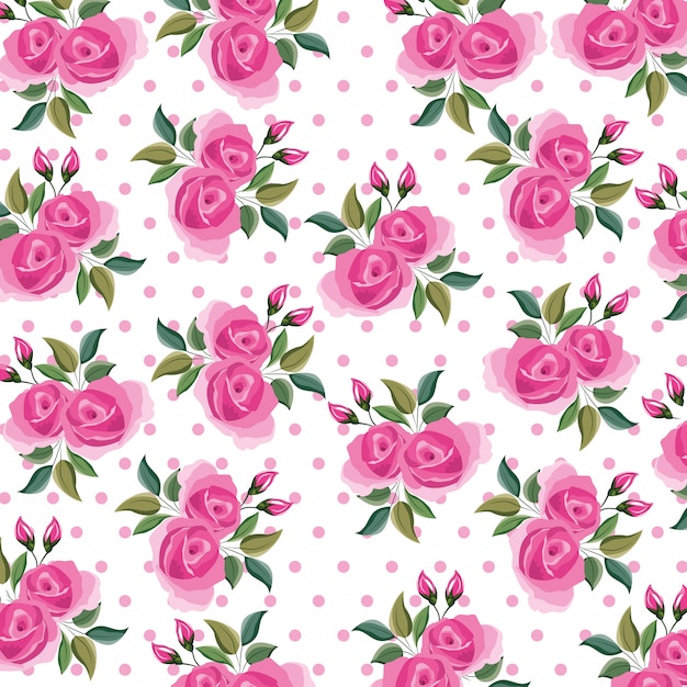 Flowers background pattern