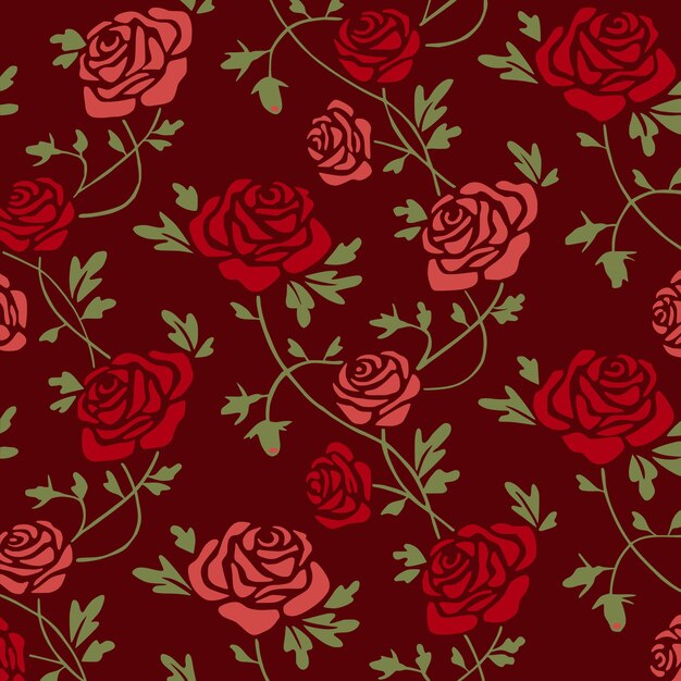 Vector flowers background