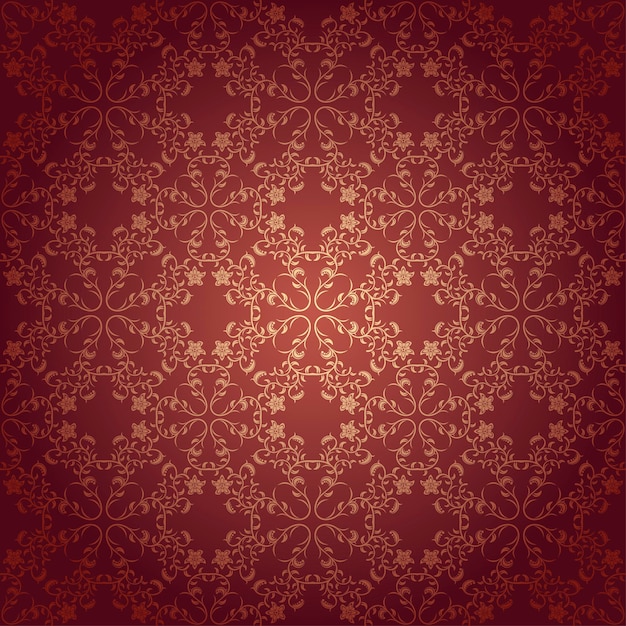 Vector flowers baroque background