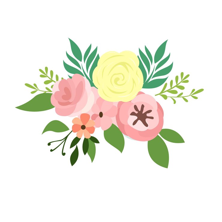 Vector 꽃 보켓