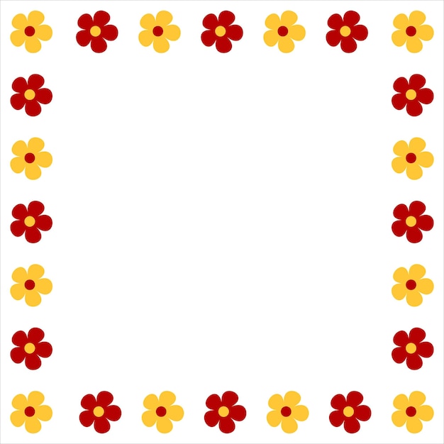 Flowers border