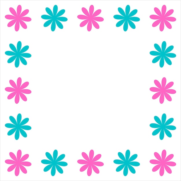 flowers border