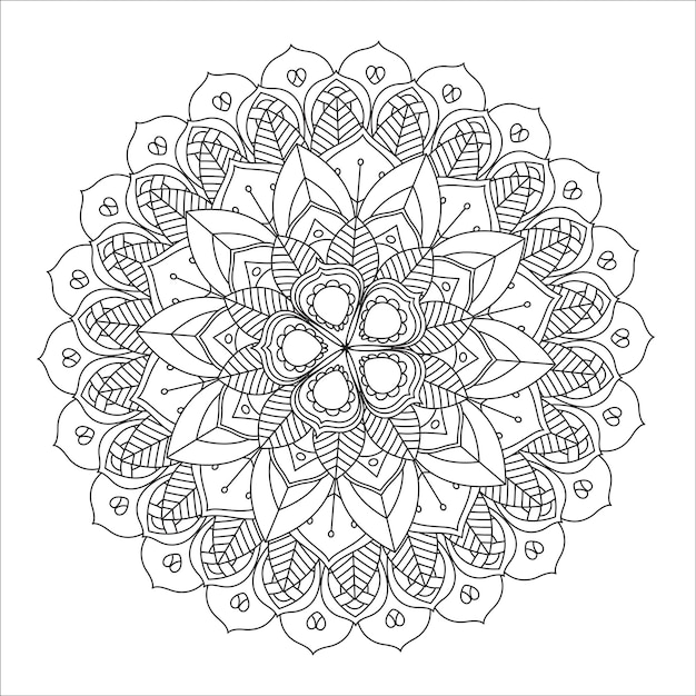 Flowers coloring pattern page kdp interiors