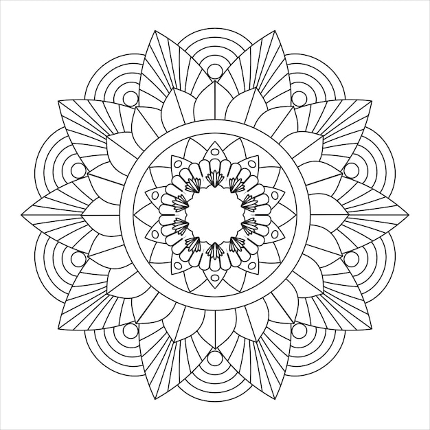 Flowers coloring pattern page KDP interiors