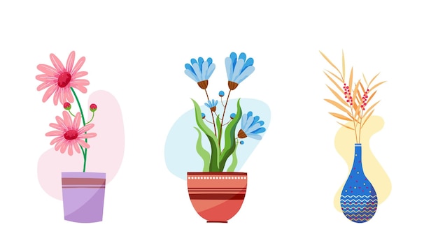 Vector flowers creative illustration