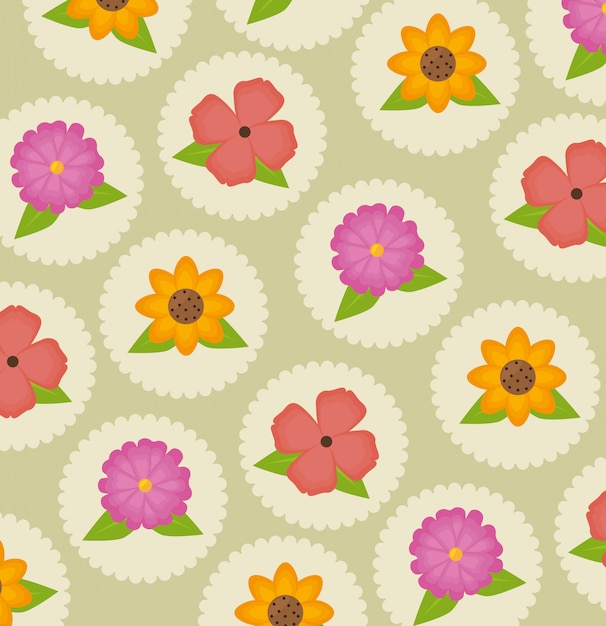 Vector flowers and floral design.