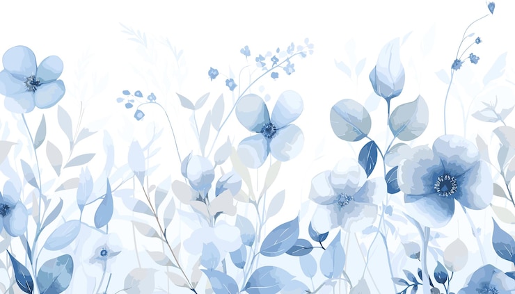 Vector flowers floral pattern vector illustration