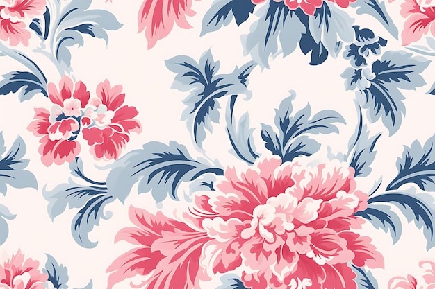 flowers floral shabby chic symmetrical pattern