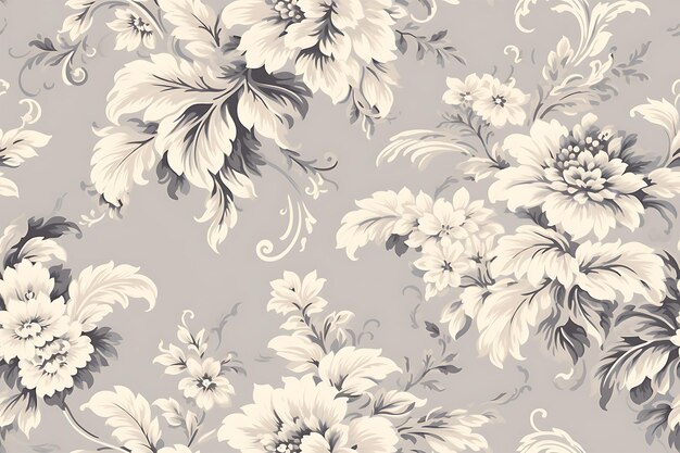 flowers floral shabby chic symmetrical pattern