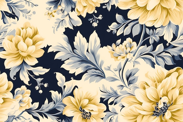 flowers floral shabby chic symmetrical pattern