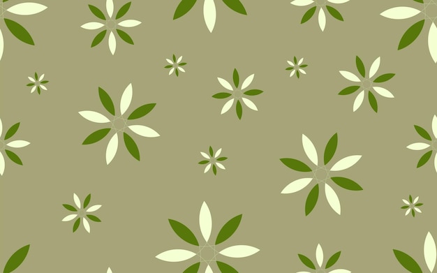 Flowers pastel color seamless pattern