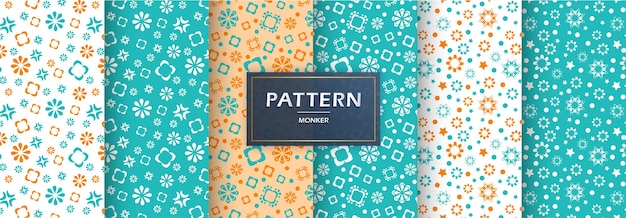 flowers pattern design textil