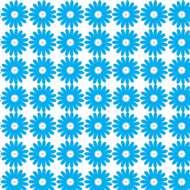 Vector flowers pattern design