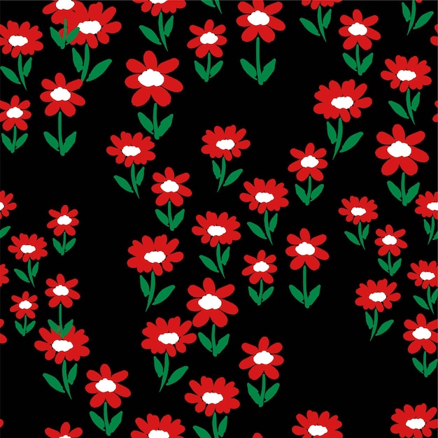 Flowers pattern seamless.