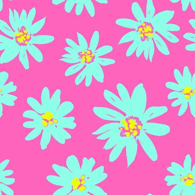 Flowers pattern seamless.