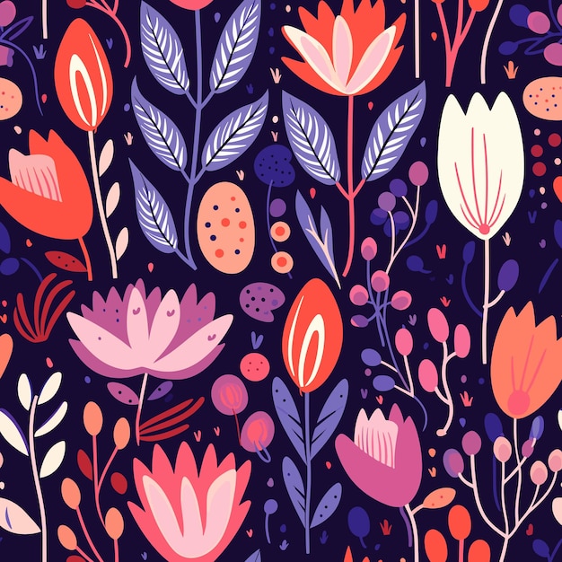 Flowers pattern