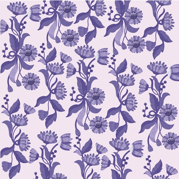 Цветы фиолетовом фоне