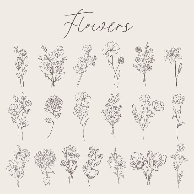Flowers Set Collection
