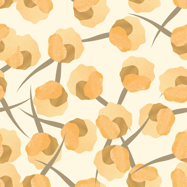 flowers_vector_pattern_design_with_water_color_effect_on_light_colored_background.