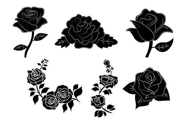 Vector flowers