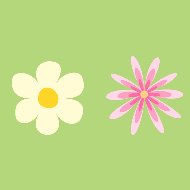 Vector flowers