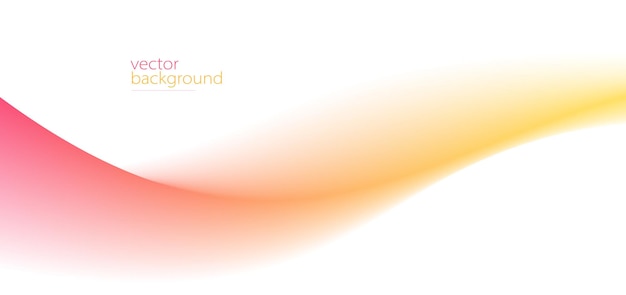 Flowing color curve shape with soft gradient vector abstract background relaxing and tranquil art ease and tranquil image