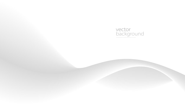Flowing grey curve shape with soft gradient vector abstract background relaxing and tranquil art ease and tranquil image