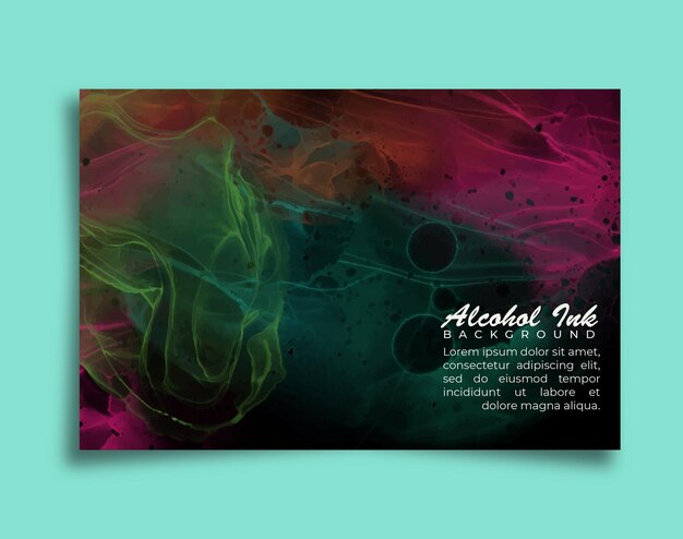 fluid alcohol ink watercolor abstract background