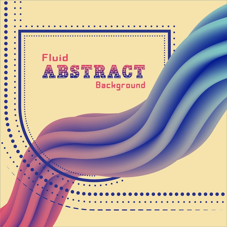 Vector fluid background 005
