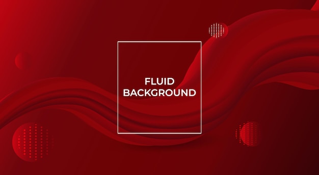 Fluid background design template