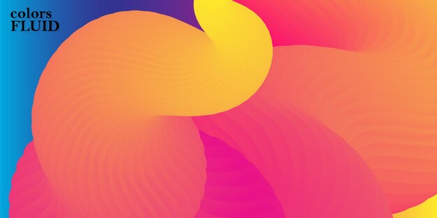 fluid background liquid color abstract colorful gradient vector