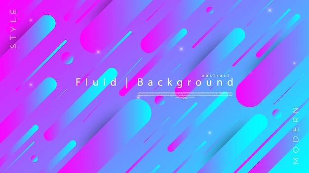 Fluid background with abstract modern and dynamical shapes and waves.