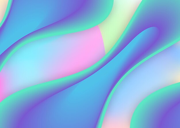 Fluid background with liquid dynamic elements and shapes