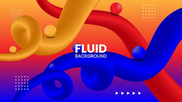 Fluido sfondo colorato