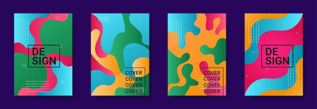 fluid cover collection template design