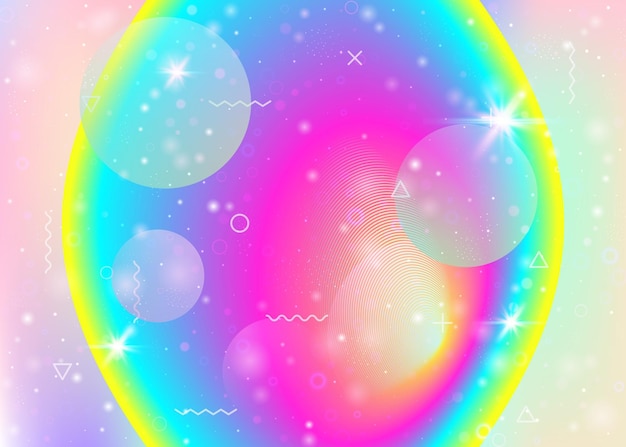 Fluid dynamic background with vibrant rainbow gradients Dynamic