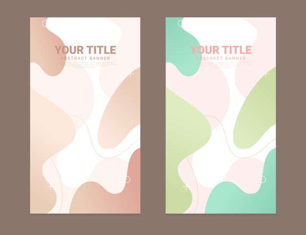 Fluid dynamic style with pastel color background vector