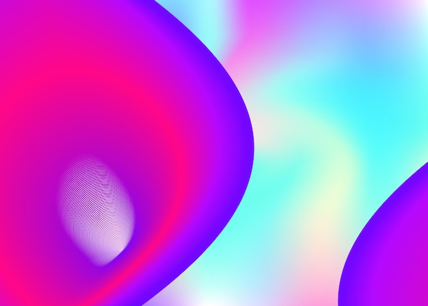 Fluid dynamic. Vivid gradient mesh