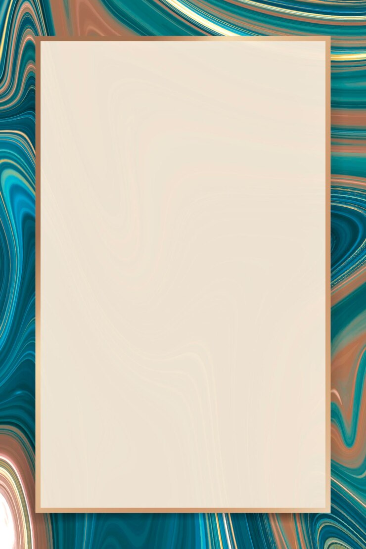 Vector fluid golden rectangle frame vector