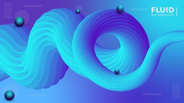 Fluid gradient background with amazing new style