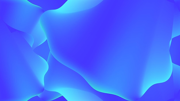 Fluid Gradient Blue Background, Abstract wavy blue mesh gradient background