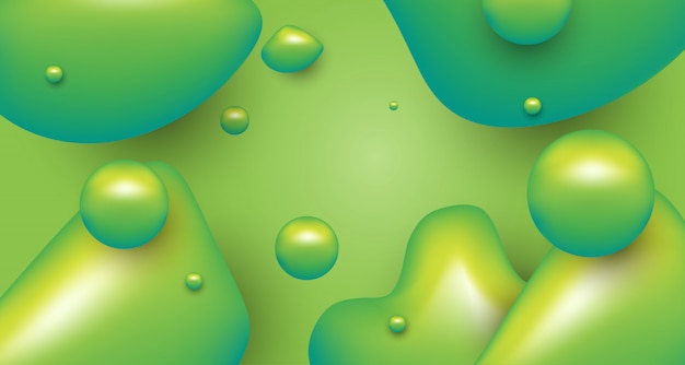 Fluid green background awesome