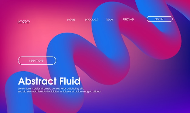 Fluid landing page 