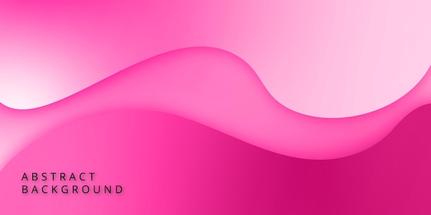 Vector fluid pink abstract background