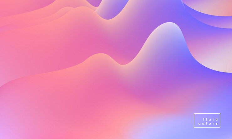 Vector fluid shape abstract background.