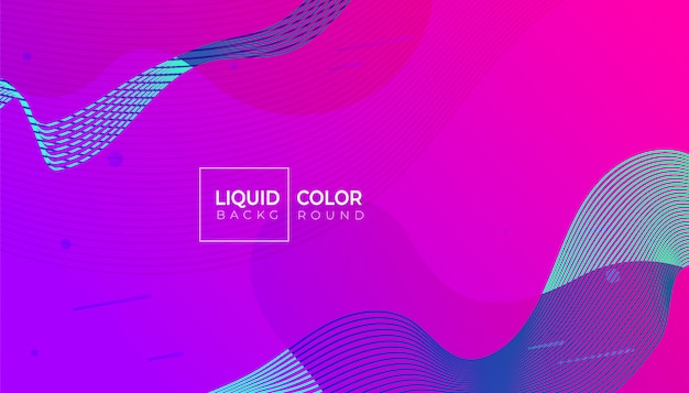 Fluid shapes banner