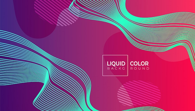 Fluid shapes composition for web brochure