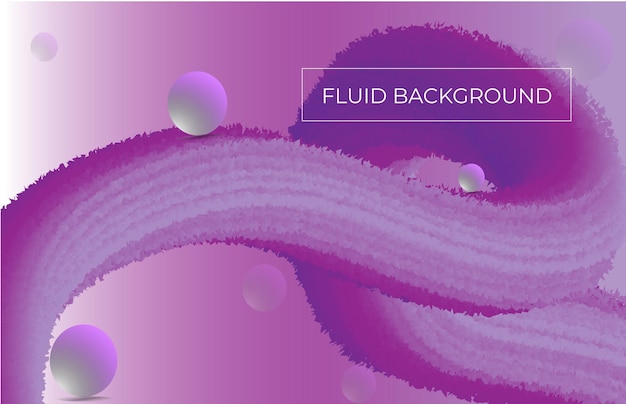 Fluid watery wavy gradient background vector fluid wallpaper