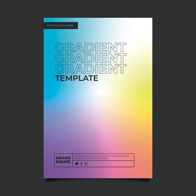 Fluor gradient template