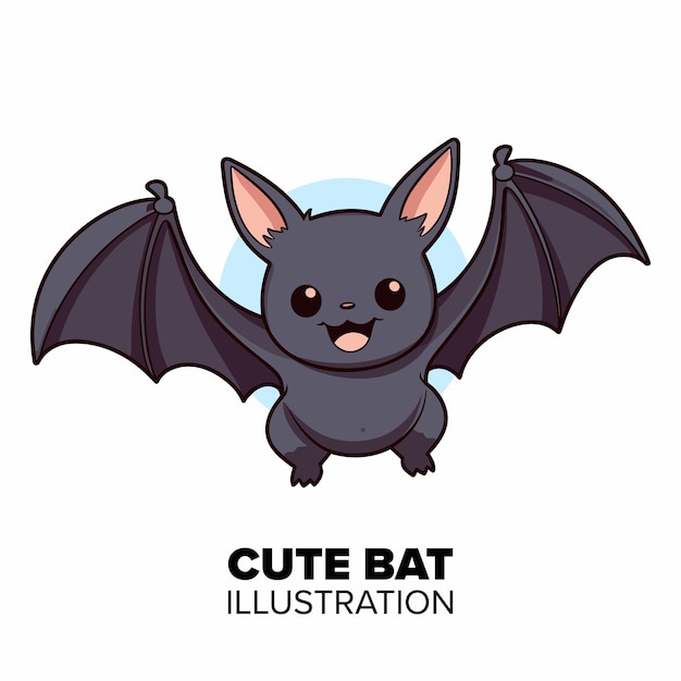 fluttering frights the cute funny bat's autumn holiday party element